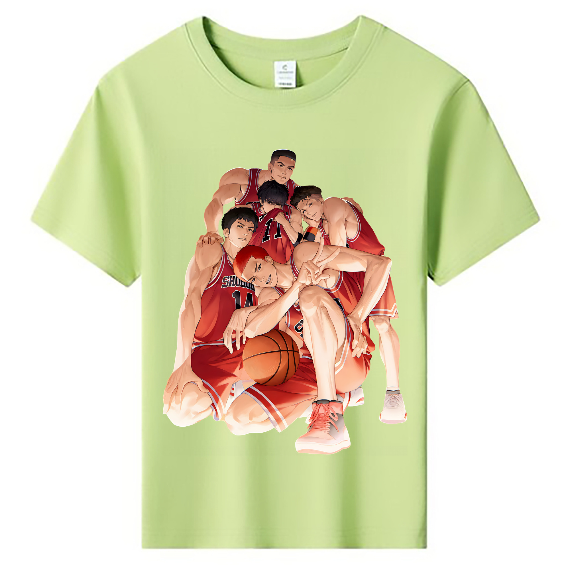 （画像用） SLAM DUNK／スラムダンク 綿100％キッズTシャツ（フロントプリント）